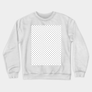 black and white polka dot Crewneck Sweatshirt